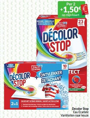 Promotions Decolor stop eau ecarlate - Decolor Stop - Valide de 01/03/2024 à 31/03/2024 chez Intermarche