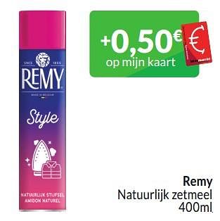 Promoties Remy natuurlijk zetmeel - Remy - Geldig van 01/03/2024 tot 31/03/2024 bij Intermarche