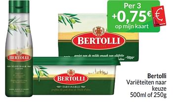 Promoties Bertolli variëteiten naar keuze - Bertolli - Geldig van 01/03/2024 tot 31/03/2024 bij Intermarche