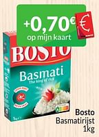 Promoties Bosto basmatirijst - Bosto - Geldig van 01/03/2024 tot 31/03/2024 bij Intermarche
