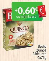 Promoties Bosto quinoa - Bosto - Geldig van 01/03/2024 tot 31/03/2024 bij Intermarche