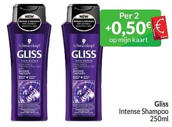 Promoties Gliss intense shampoo - Schwarzkopf - Geldig van 01/03/2024 tot 31/03/2024 bij Intermarche