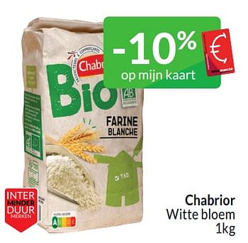 Promoties Chabrior witte bloem - Chabrior - Geldig van 01/03/2024 tot 31/03/2024 bij Intermarche