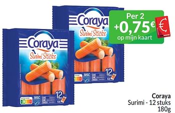Promoties Coraya surimi - Coraya - Geldig van 01/03/2024 tot 31/03/2024 bij Intermarche