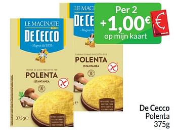 Promotions De cecco polenta - De Cecco - Valide de 01/03/2024 à 31/03/2024 chez Intermarche