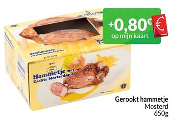 Promoties Gerookt hammetje mosterd - Huismerk - Intermarche - Geldig van 01/03/2024 tot 31/03/2024 bij Intermarche