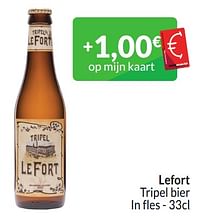 Lefort tripel bier-Lefort