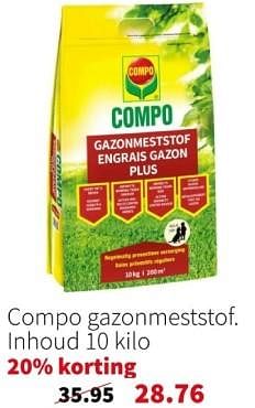 Promoties Compo gazonmeststof - Compo - Geldig van 04/03/2024 tot 10/03/2024 bij Intratuin