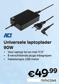 Act universele laptoplader 90w-ACT