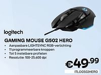 Gaming mouse g502 hero-Logitech