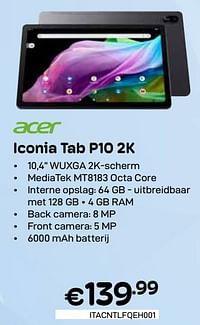 Acer iconia tab p10 2k-Acer