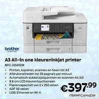 Brother a3 all-in one kleureninkjet printer mfc-j6940dw-Brother
