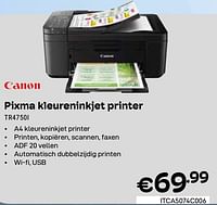 Canon pixma kleureninkjet printer tr4750i-Canon