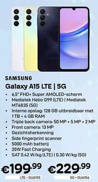 Samsung galaxy a15 lte | 5g-Samsung