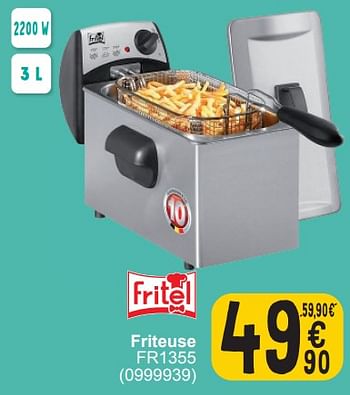 Promoties Fritel friteuse fr1355 - Fritel - Geldig van 05/03/2024 tot 18/03/2024 bij Cora