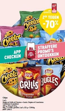 Promoties Chips lay’s grills gerookt - Lay's - Geldig van 07/03/2024 tot 16/03/2024 bij Delhaize