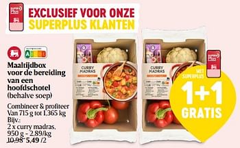 Promoties Curry madras - Huismerk - Delhaize - Geldig van 07/03/2024 tot 16/03/2024 bij Delhaize