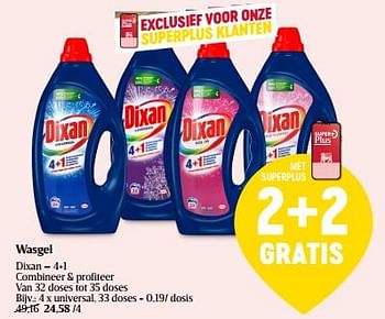 Promoties Wasgel dixan universal - Dixan - Geldig van 07/03/2024 tot 16/03/2024 bij Delhaize