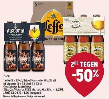 Promoties Bier Victoria - Victoria - Geldig van 07/03/2024 tot 16/03/2024 bij Delhaize