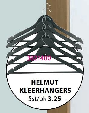 Promoties Helmut kleerhangers - Huismerk - Jysk - Geldig van 04/03/2024 tot 07/04/2024 bij Jysk