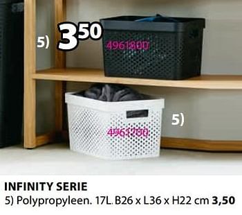 Promoties Infinity polypropyleen - Huismerk - Jysk - Geldig van 04/03/2024 tot 07/04/2024 bij Jysk