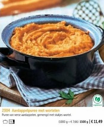 Promoties Aardappelpuree met wortelen - Huismerk - Bofrost - Geldig van 01/03/2024 tot 30/08/2024 bij Bofrost