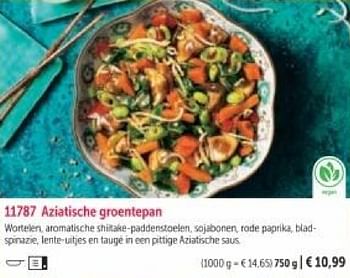 Promotions Aziatische groentepan - Produit maison - Bofrost - Valide de 01/03/2024 à 30/08/2024 chez Bofrost
