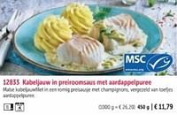 Promotions Kabeljauw in preiroomsaus met aardappelpuree - Produit maison - Bofrost - Valide de 01/03/2024 à 30/08/2024 chez Bofrost