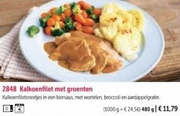 Promotions Kalkoenfilet met groenten - Produit maison - Bofrost - Valide de 01/03/2024 à 30/08/2024 chez Bofrost