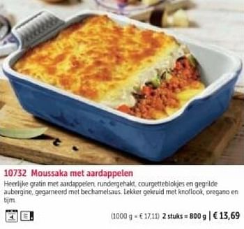 Promoties Moussaka met aardappelen - Huismerk - Bofrost - Geldig van 01/03/2024 tot 30/08/2024 bij Bofrost