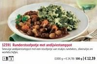 Promoties Runderstoofpotje met andijviestamppot - Huismerk - Bofrost - Geldig van 01/03/2024 tot 30/08/2024 bij Bofrost