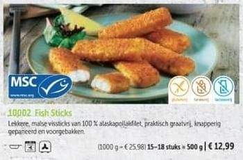 Promotions Fish sticks - Produit maison - Bofrost - Valide de 01/03/2024 à 30/08/2024 chez Bofrost
