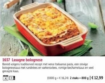 Promoties Lasagne bolognese - Huismerk - Bofrost - Geldig van 01/03/2024 tot 30/08/2024 bij Bofrost