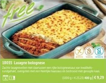 Promotions Lasagne bolognese - Produit maison - Bofrost - Valide de 01/03/2024 à 30/08/2024 chez Bofrost