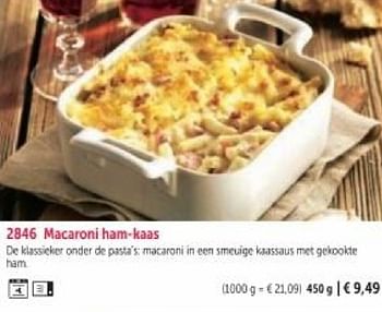 Promotions Macaroni ham-kaas - Produit maison - Bofrost - Valide de 01/03/2024 à 30/08/2024 chez Bofrost
