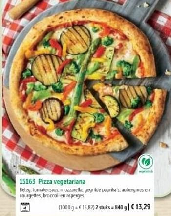 Promoties Pizza vegetariana - Huismerk - Bofrost - Geldig van 01/03/2024 tot 30/08/2024 bij Bofrost