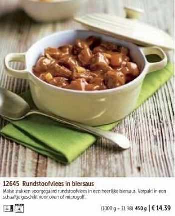 Promoties Rundstoofvlees in biersaus - Huismerk - Bofrost - Geldig van 01/03/2024 tot 30/08/2024 bij Bofrost
