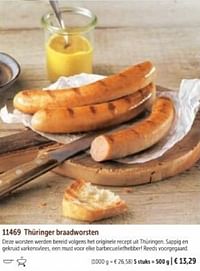 Thiringer braadworsten-Huismerk - Bofrost