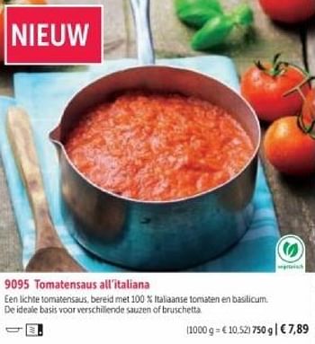 Promoties Tomatensaus all italiana - Huismerk - Bofrost - Geldig van 01/03/2024 tot 30/08/2024 bij Bofrost