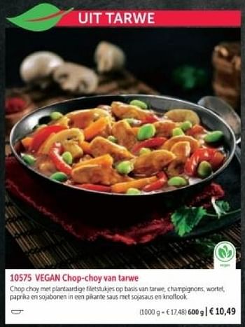 Promotions Vegan chop choy van tarwe - Produit maison - Bofrost - Valide de 01/03/2024 à 30/08/2024 chez Bofrost