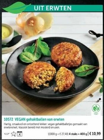 Promoties Vegan gehaktballen van erwten - Huismerk - Bofrost - Geldig van 01/03/2024 tot 30/08/2024 bij Bofrost