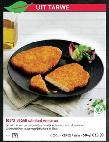 Promoties Vegan schnitzel van tarwe - Huismerk - Bofrost - Geldig van 01/03/2024 tot 30/08/2024 bij Bofrost