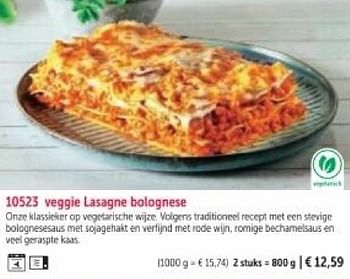 Promotions Veggie lasagne bolognese - Produit maison - Bofrost - Valide de 01/03/2024 à 30/08/2024 chez Bofrost