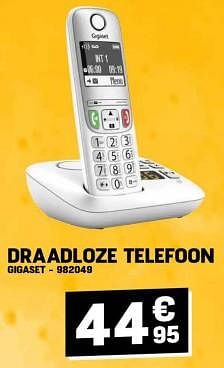 Promoties Draadloze telefoon gigaset - Gigaset - Geldig van 28/02/2024 tot 10/03/2024 bij Electro Depot