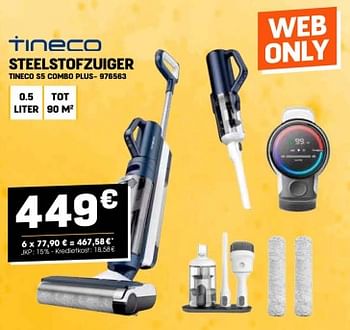 Promoties Tineco steelstofzuiger tineco s5 combo plus - Tineco - Geldig van 28/02/2024 tot 10/03/2024 bij Electro Depot