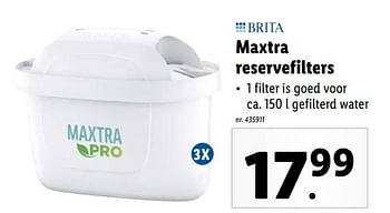 Promoties Maxtra reservefilters - Brita - Geldig van 13/03/2024 tot 19/03/2024 bij Lidl