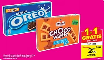 Promotions Choco waffle - Produit maison - Carrefour  - Valide de 05/03/2024 à 18/03/2024 chez Carrefour