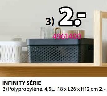 Promotions Infinity polypropylène - Produit Maison - Jysk - Valide de 04/03/2024 à 07/04/2024 chez Jysk