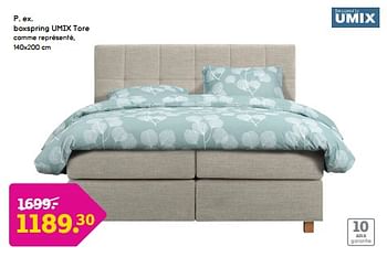 Promotions Boxspring umix tore - Umix - Valide de 04/03/2024 à 17/03/2024 chez Leen Bakker