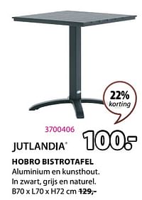 Hobro bistrotafel-Jutlandia
